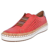 Leather Loafers Shoes Women Slip-On