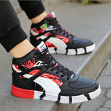 Korean Black Platform Sneakers Women Shoes