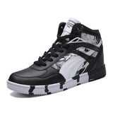 Korean Black Platform Sneakers Women Shoes